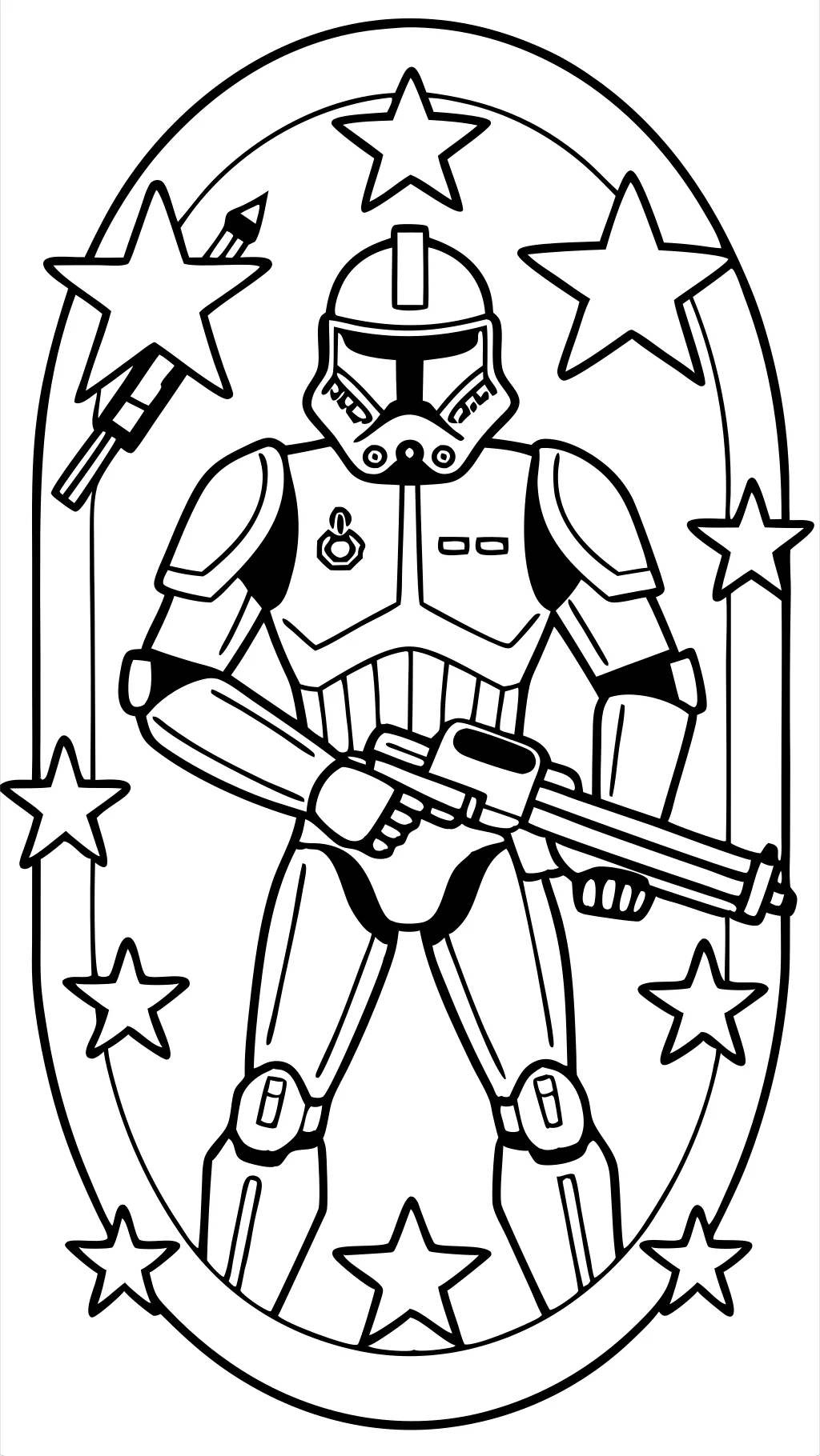 Clone Trooper Star Wars Coloring Pages